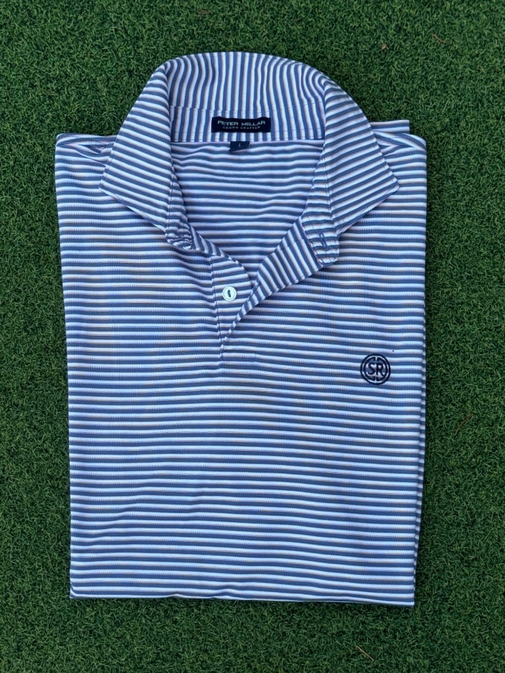 Peter Millar Men's golf polo, with Country Club logo Men's  XLarge
